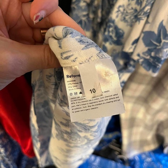 Reformation grant dress in olympia - Picture 3 of 4